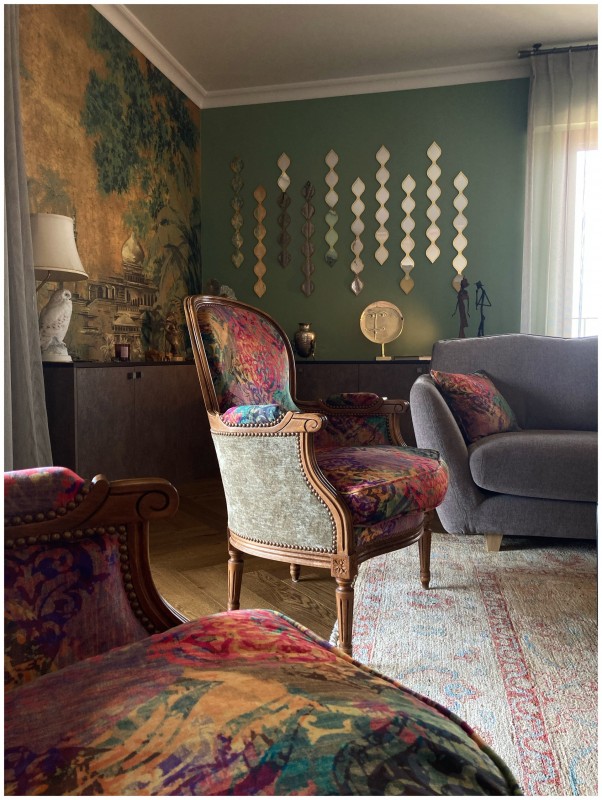 Décoration intérieure d' un appartement sur les toits à Aix en Provence aux allées provençales en centre ville 13