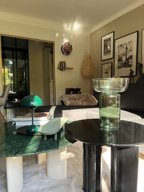 Rénovation d'un appartement d'artiste situé en plein coeur d'Aix en Provence : décoration soignée et objets d'art