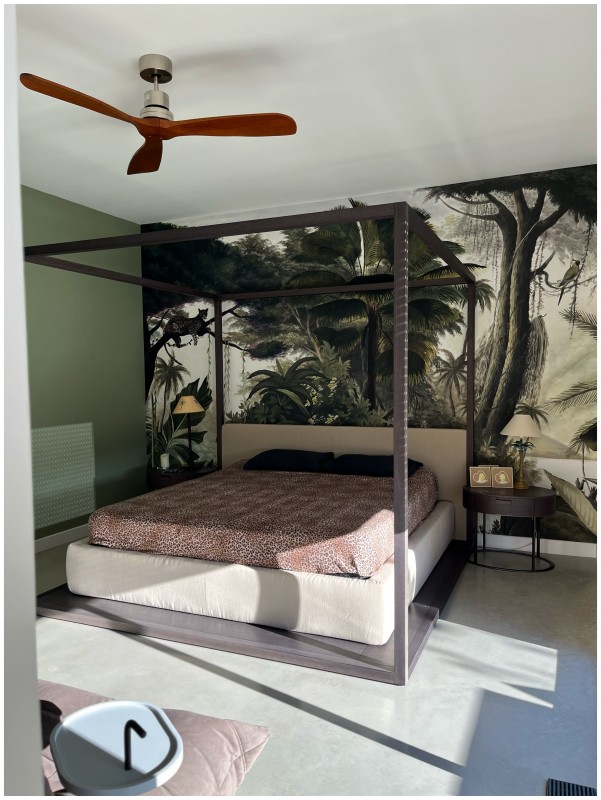 Construction d’une bastide à Aix en provence et architecture d'intérieur avec des agencements sur mesure et une décoration intérieure dans le Sud de la France