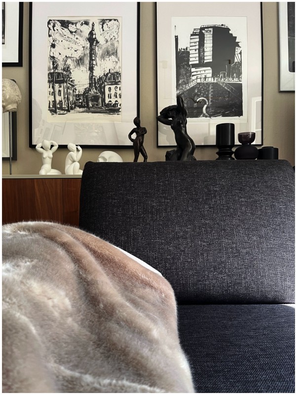 Appartement entièrement rénové et décoré avec la création de pièces uniques à Aix en Provence dans le Sud de La France