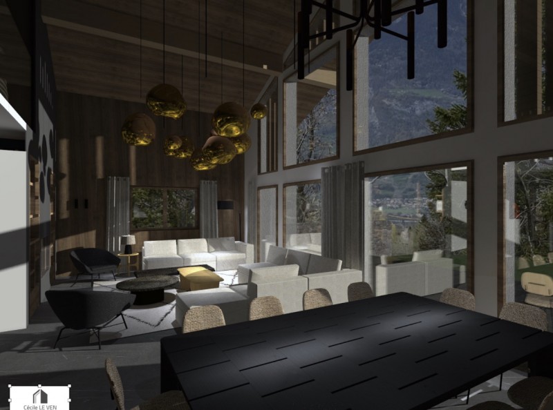 Avant / après : construction d' un chalet en montagne classé en triple A énèrgétique à Combloux en Savoie