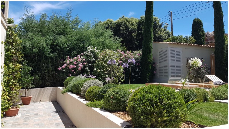 Création d’un jardin authentique et classique dans le Sud de la France à St Tropez