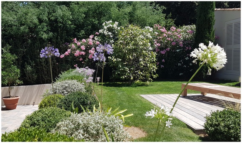 Création d’un jardin authentique et classique dans le Sud de la France à St Tropez