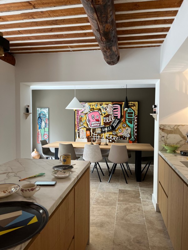 Rénovation intérieure et rénovation de cuisine par l’agence d’architecture d’intérieur installée dans le Luberon et à Aix en Provence