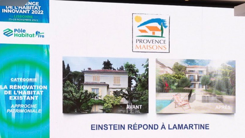 Un challenge de l’habitat innovant 2021 : 1er prix remporté pour la rénovation et la décoration intérieure d'une maison bourgeoise dans les Bouches du Rhône