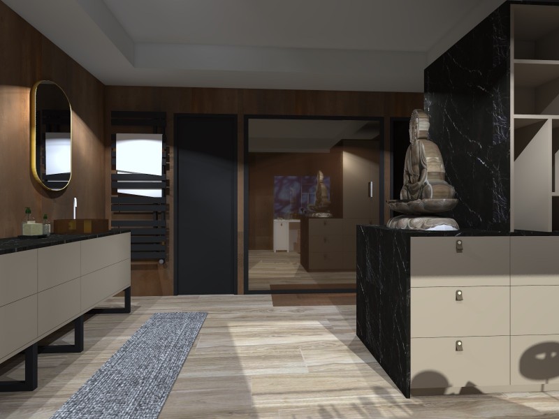 Rénovation intérieure de maison contemporaine à Eguilles