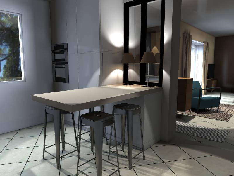 Extension pour cette maison de plain pied située à Port Saint Louis près des docks , bouches du rhône