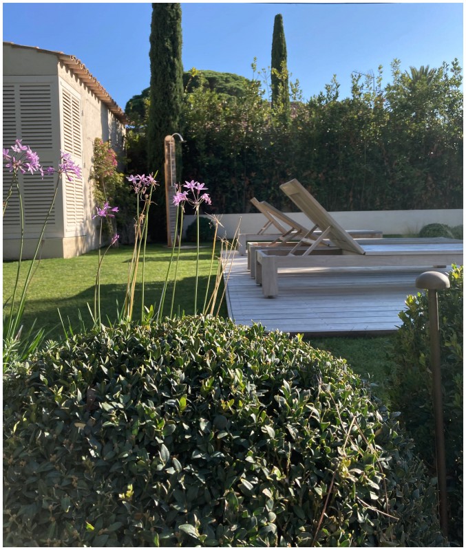 Projet de construction et agencement intérieur et décoration intérieure d'une villa de caractère située à St Tropez à deux pas de la place des Lices.