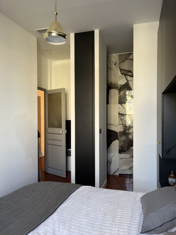 Incroyable rénovation et décoration intérieure d'une maison de maître en centre historique à Aix en Provence dans le Sud de La France 13100