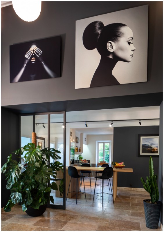 Création d'un extension et rénovation intérieure d'une bastide dans le Sud de La France sur la commune de Puyricard