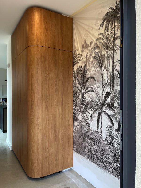 Construction d’une bastide à Aix en provence et architecture d'intérieur avec des agencements sur mesure et une décoration intérieure dans le Sud de la France