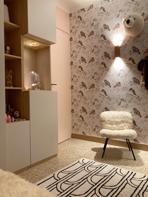 Décoration intérieure pour une chambre d'enfant dans un appartement à Aix-en-Provence