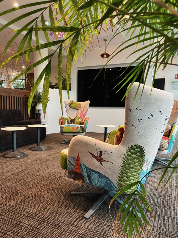 Rénovation et décoration intérieure de l'hôtel de l'Arbois pour le groupe Mercure situé à Aix en Provence dans le Sud de la France