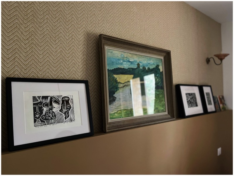 Très belle rénovation et décoration intérieure d'une bastide provençale à Rustrel en plein coeur du Luberon dans le département du 84