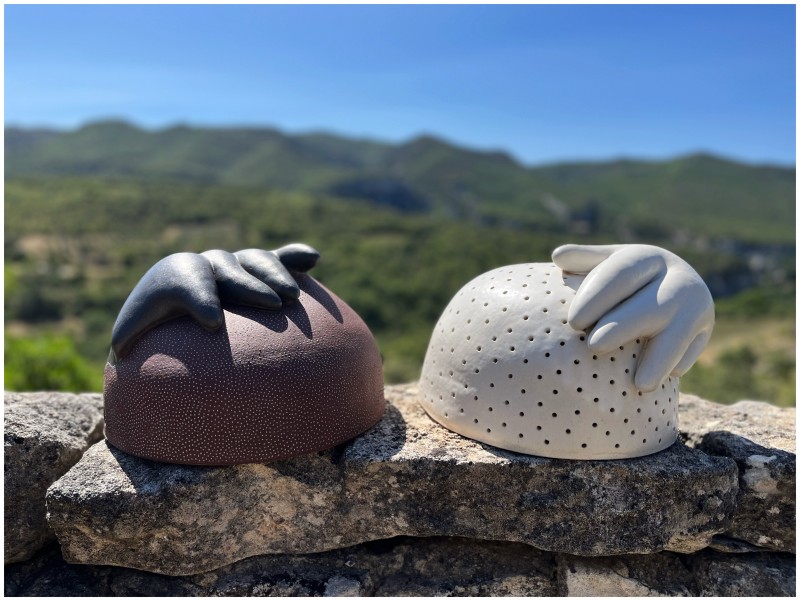 Exposition de Céramique de Christiane Filliatreau dans le Luberon à Buoux dans le Sud de la France
