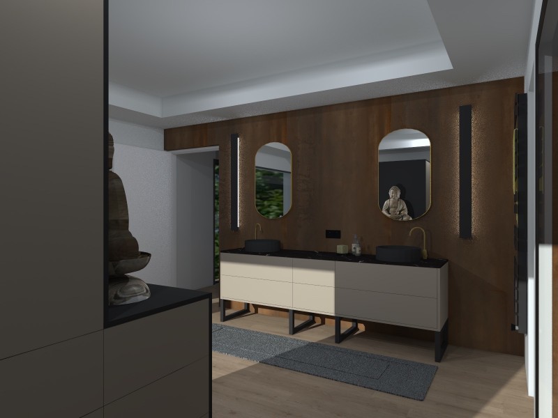 Rénovation intérieure de maison contemporaine à Eguilles