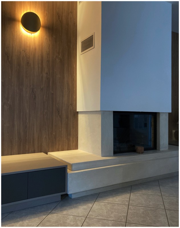 Décoration intérieure d'une maison entièrement repensée par l'agence d'architecture d'intérieur et de décoration d'intérieur basée à Aix en Provence et  à Rustrel dans le Luberon à Rustrel