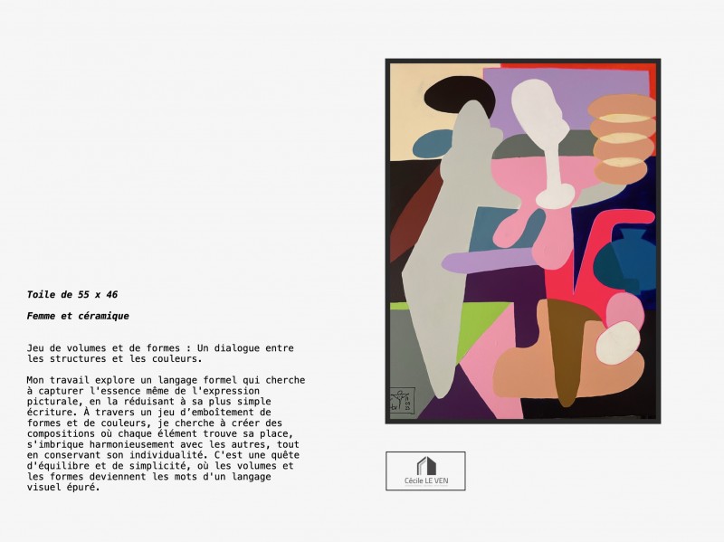 une architecte d’intérieur et artiste : Cécile le Ven