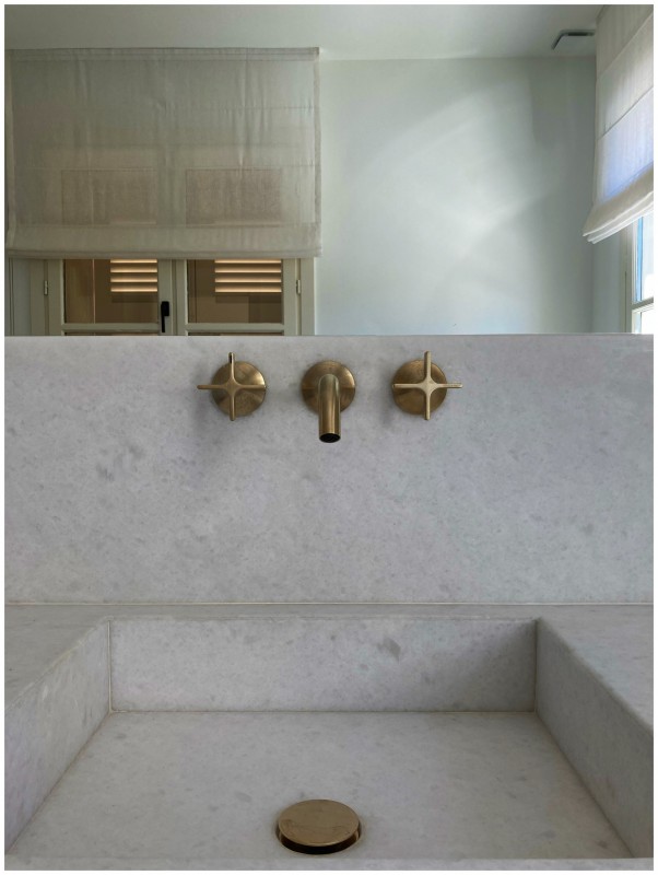 marbre dans la salle de bain tarif