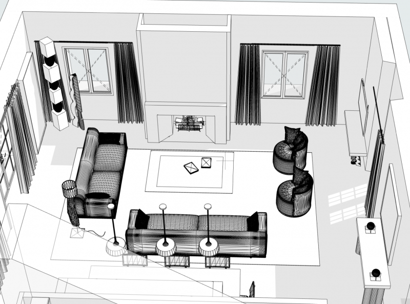 Renovation d'une maison à St Tropez : conception - esquisse - réalisation