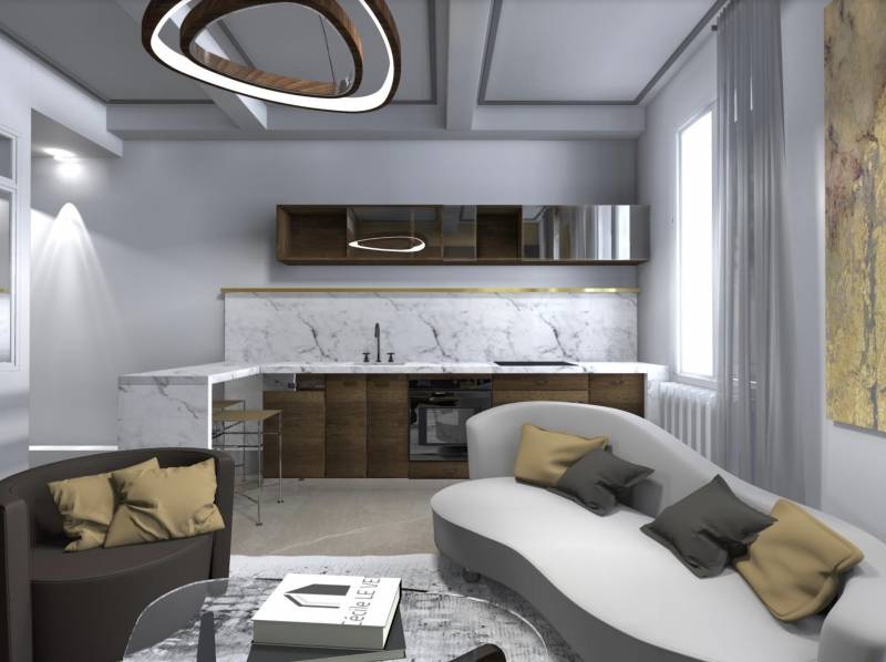 Rénovation complète d'un studio de 35 m2 en plein coeur d'Aix en Provence transformé en location Airbnb