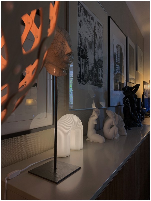 Appartement entièrement rénové et décoré avec la création de pièces uniques à Aix en Provence dans le Sud de La France