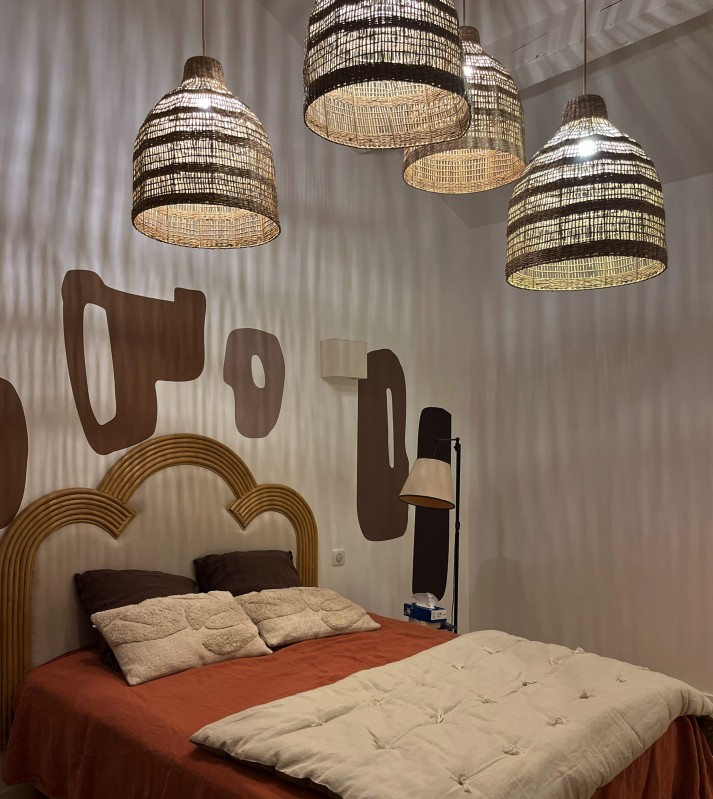 Rénovation et décoration intérieure d'une bastide à fort caractère architectural dans les Alpilles à Fontvieille