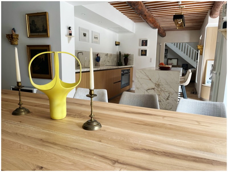 Très belle rénovation et décoration intérieure d'une bastide provençale à Rustrel en plein coeur du Luberon dans le département du 84