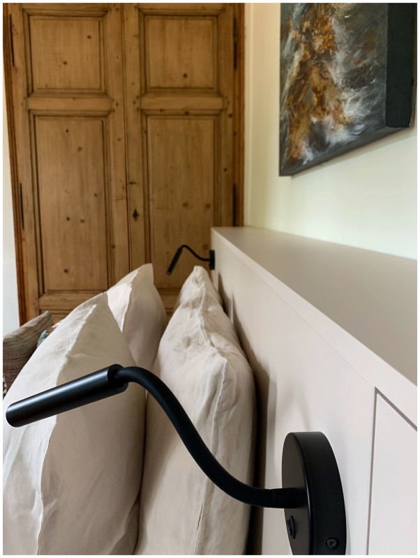 Création et décoration intérieure d'une chambre d'amis  dessinée par l'architecte d'intérieur Cécile Le Ven