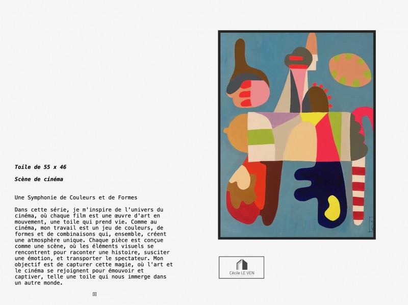 une architecte d’intérieur et artiste : Cécile le Ven