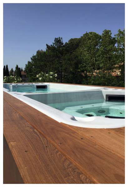 une piscine à contre courant