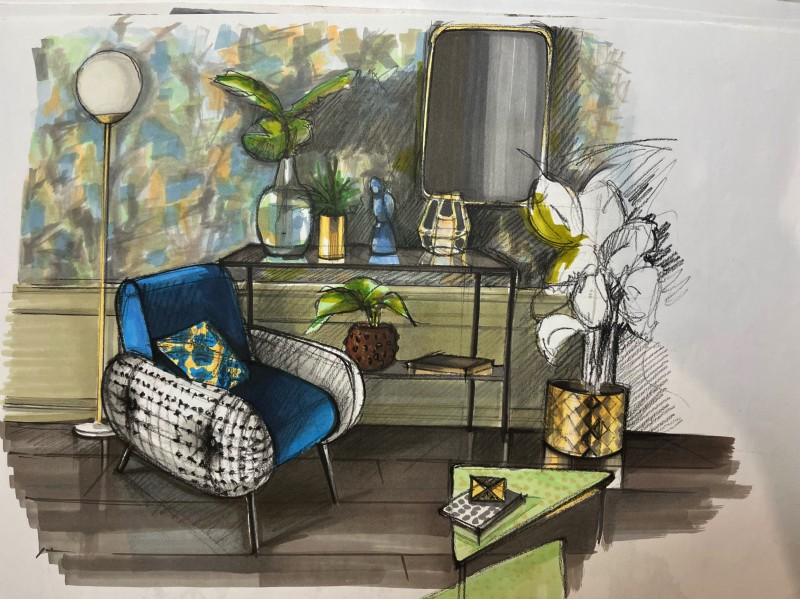 Stage et formations d'aquarelle et de dessin pour débutants ou initiés dans le luberon dans le Sud de la France en Provence