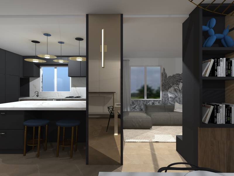 Comment séparer la cuisine du salon ? Doit on cacher sa cuisine ou au contraire l'intégrer à l'esthétique de notre pièce à vivre ?